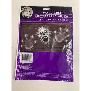 New Door Cover Scary Monster Coming through Door